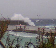 知名漁港：台風時