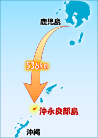 沖永良部の位置